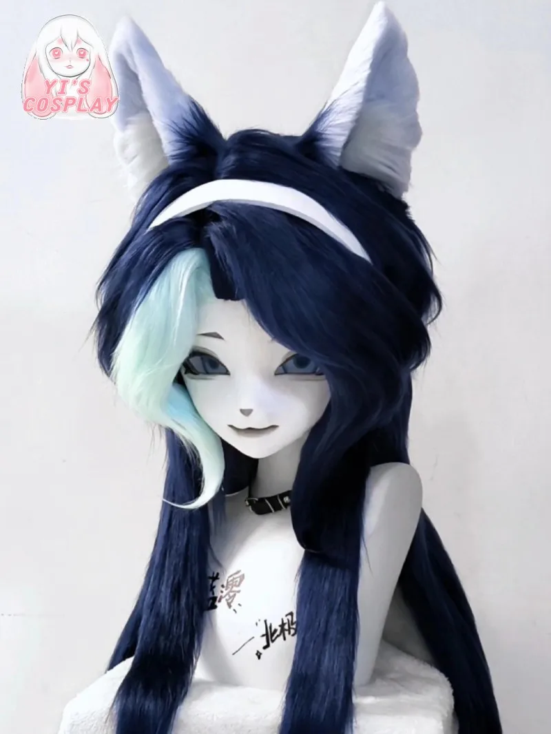 

Handmade Fursuit Head Yis cosplay Custom Furry head Kigurumi Head Cosplay Kemono Headsets Beast Customized Fursuit Kemono Head