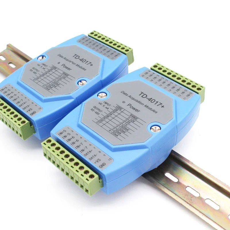 4-20 Ma Turn RS485 Signal Acquisition Card Collector Analog Input Current Voltage Acquisition Module 8-way AI