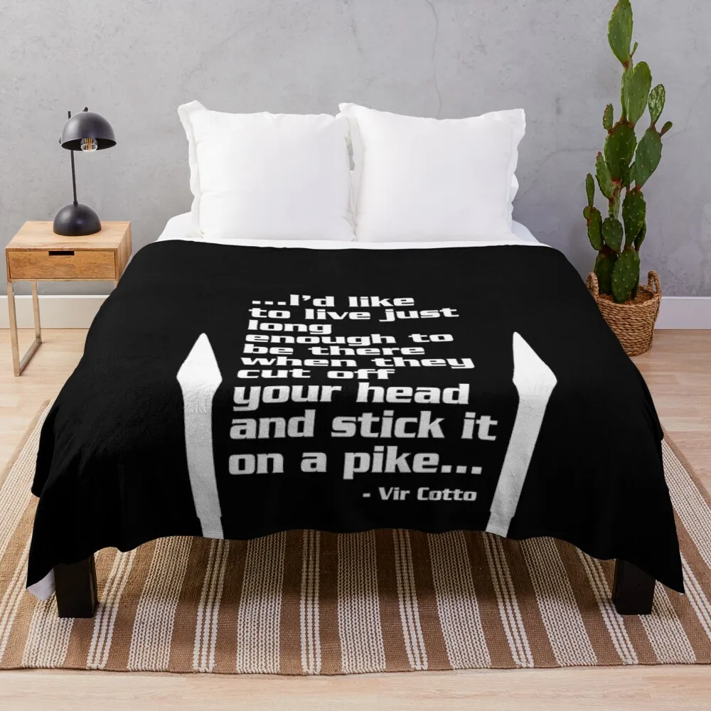 

I'd like to live just long enough Throw Blanket Hairys funny gift Blankets