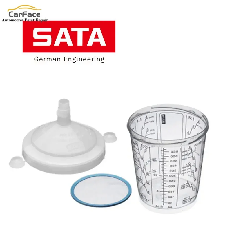 Suitable for SATA Spray Gun Paint Mixing Cup Quick Cup Spray Gun Tank 300ML/600ML/900ML/ Disposable Paint Cup