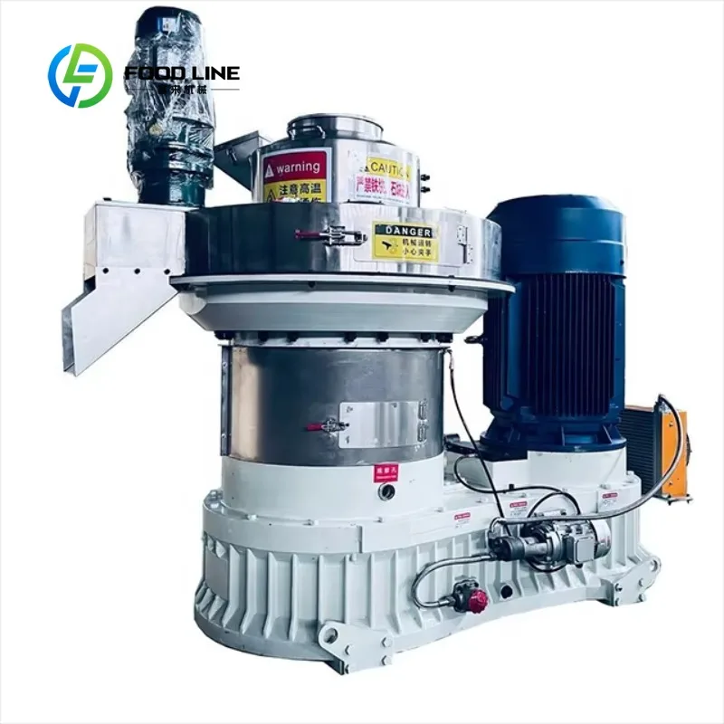 Customized ring‑die pelleting machinery hard biomass raw material pellet former for hard wood sawdust rice husk fuel particle