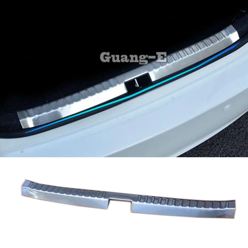 For Toyota Vios/Yaris/Sedan 2014 2015 2016 Cover Stainless Steel Built Rear Bumper Trim Plate Trunk Frame Threshold Pedal 1pcs