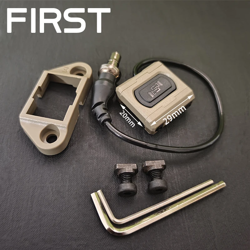 ModButton Lite Pressure Switcths Tactical Flashlight Mini Switch Mlok Keymod Pic Picatinny rail M600 M300 light PEQ DBAL SF Plug