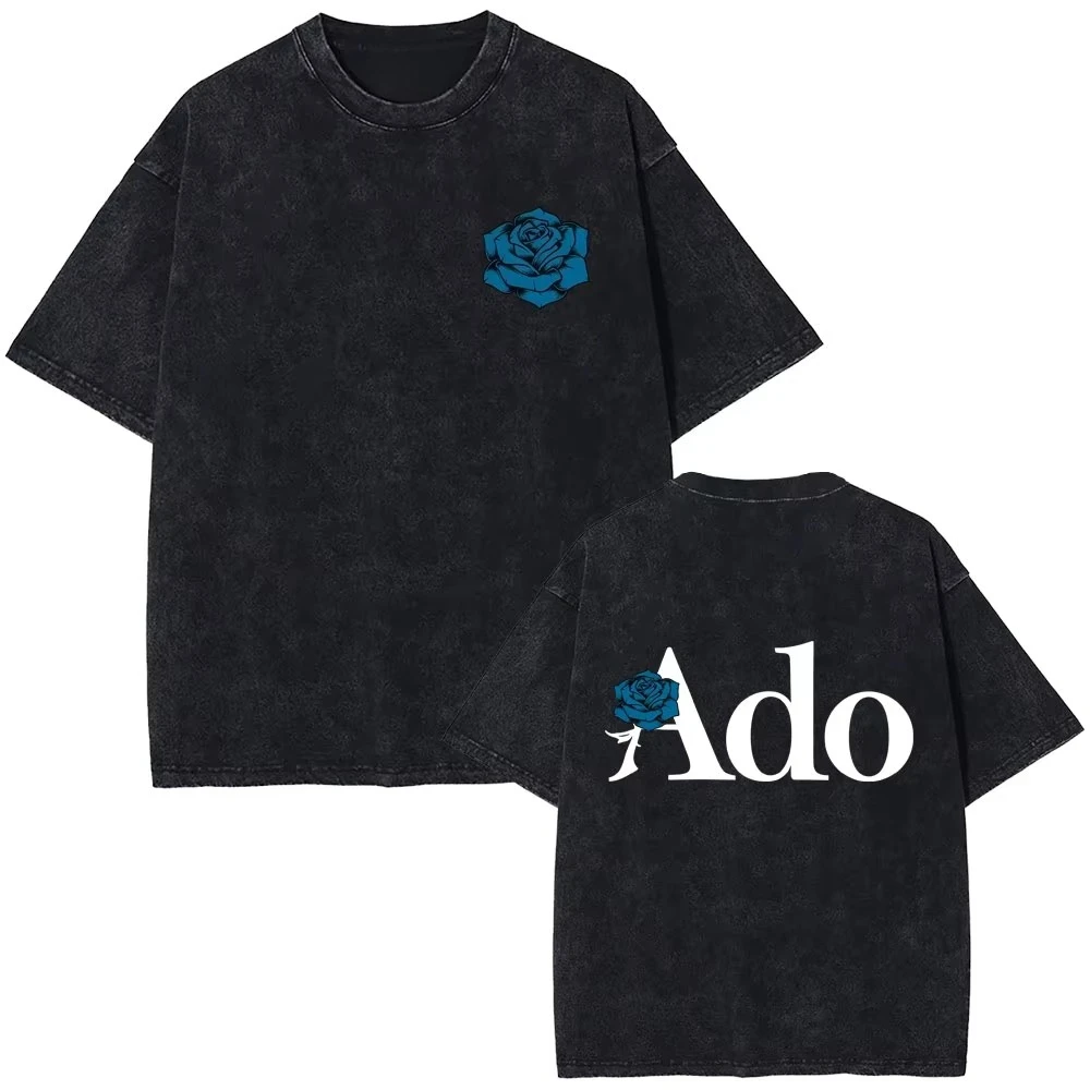 Ado Moth To A Flame Phantom Siita 2025 Spring summer T-shirt Men Women Fashion Japanese Pop Music T Shirts Male Vintage Tees