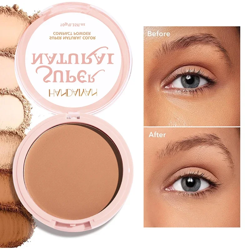 Lasting Oil Control Pressed Powder Bronzer Natural Brighten Waterproof Nude Setting Loose Translucent Powder Dupes Makeup Women