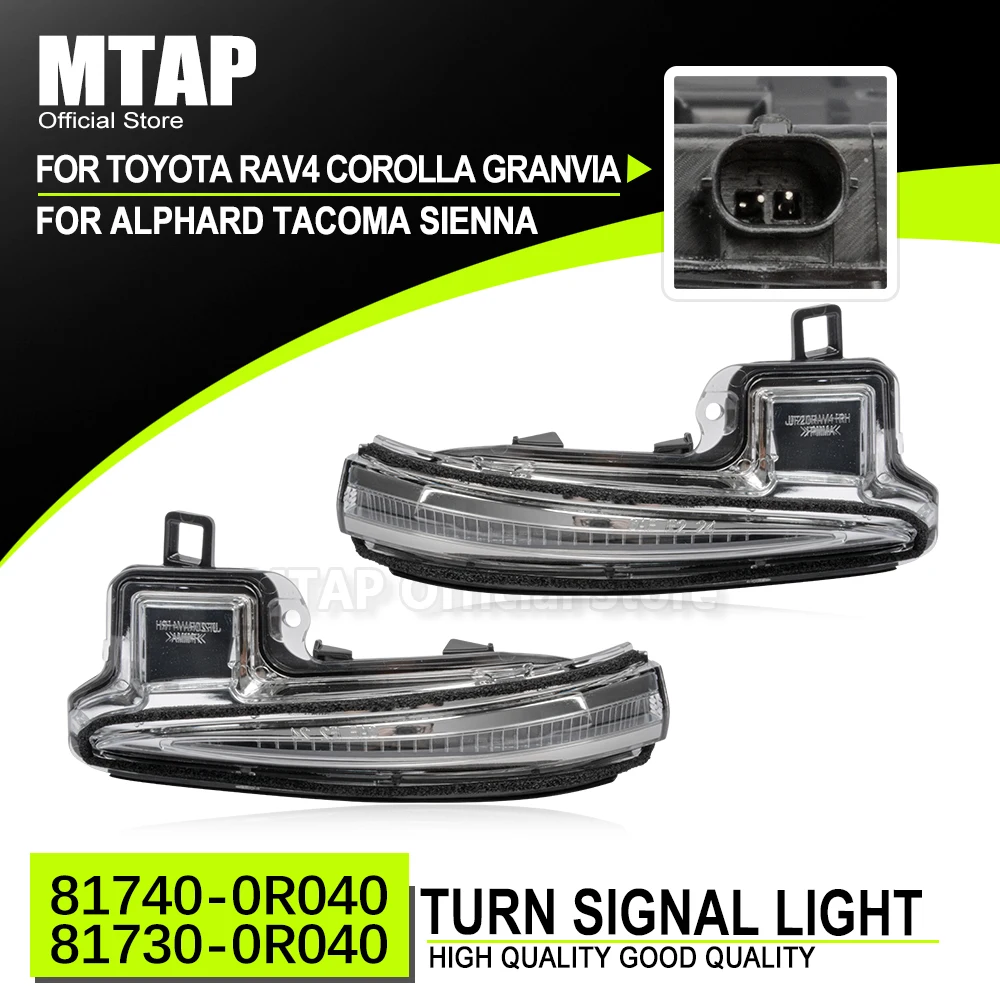 

Rearview Mirror Light For Toyota Rav4 Corolla Granvia Alphard Tacoma Sienna For Lexus LM Mirror Turn Signal Lamp Indicator Light