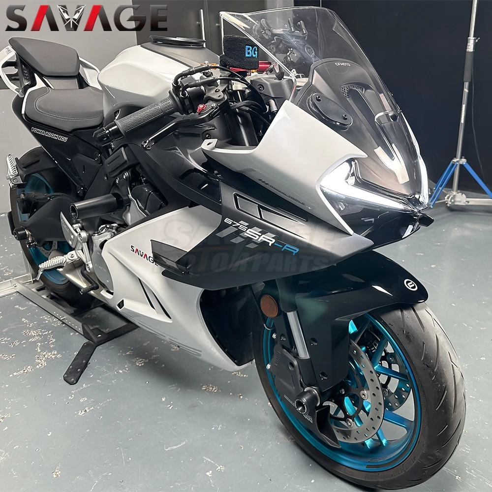 675SR-R 675SS الجبهة هدية الجنيحات الهوائية الجناح الجانب أجنحة المفسد ل CFMOTO 675 SR SR-R SS 2024-2025 الجنيحات الديكور #2