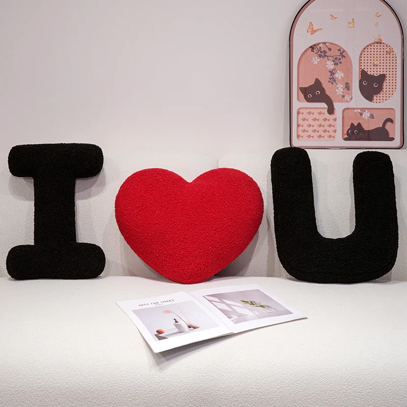 40CM English Letter Throw Pillow Stuff Alphabet Plush Cushion Living Room Sofa Home Decoration Creative Combination pillow