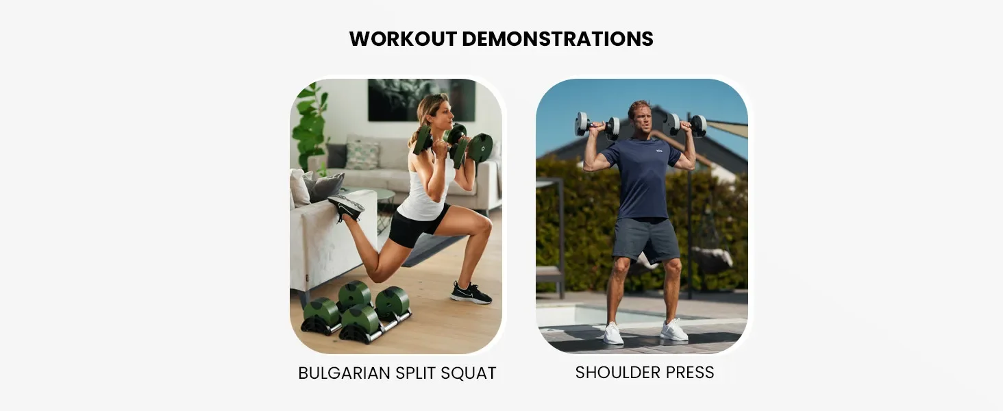 dumbbell workout demonstration