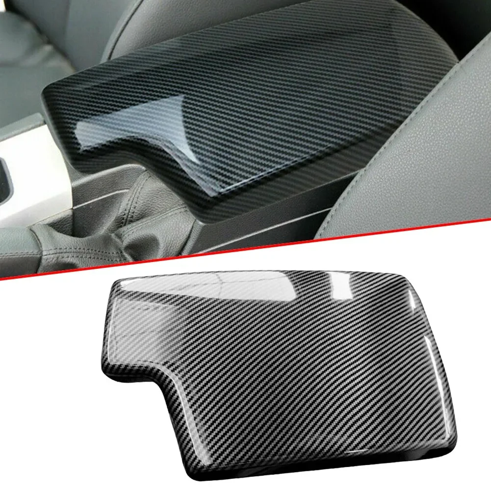 

Center Console Armrest Storage Box panel Carbon fiber Cover Stickers Trim Car Interior Arm Rest For BMW 3 Series E46 1998-2004