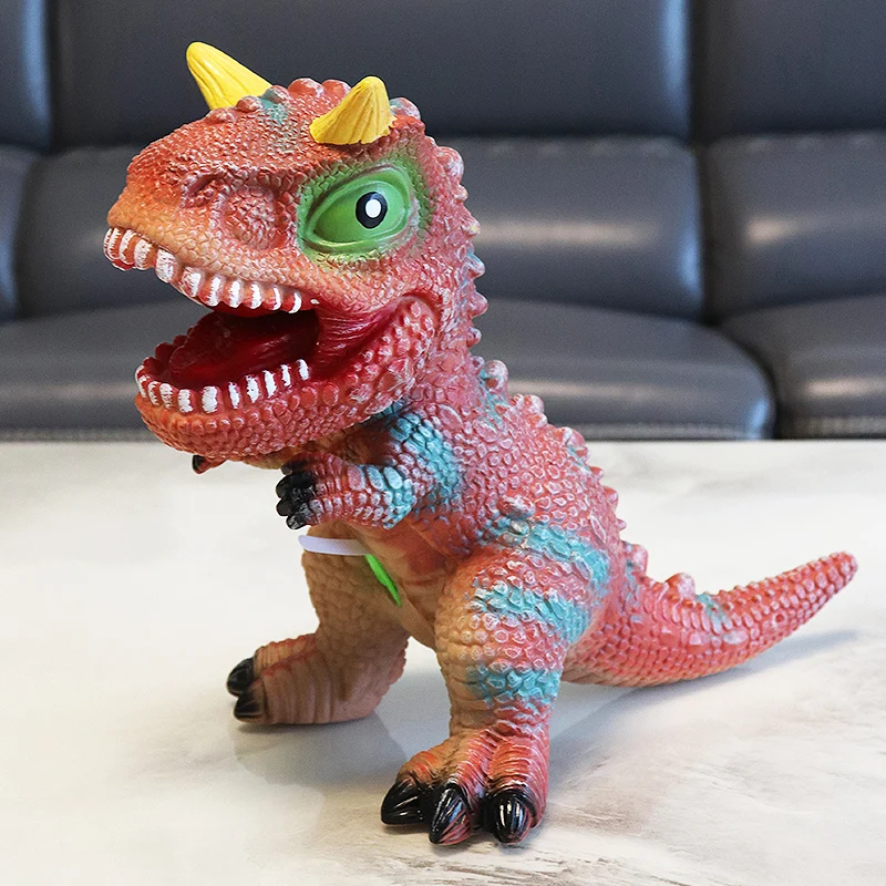 Dinosaurus speelgoed Tyrannosaurus Rex met oproep simulatie diermodel zacht rubber grote dinosaurus jongen geschenken