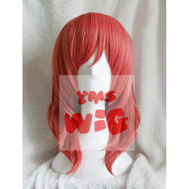 YMS LoveLive! Love Live Maki Nishikino Short Red Heat Resistant Cosplay Costume Wig + Track + Cap