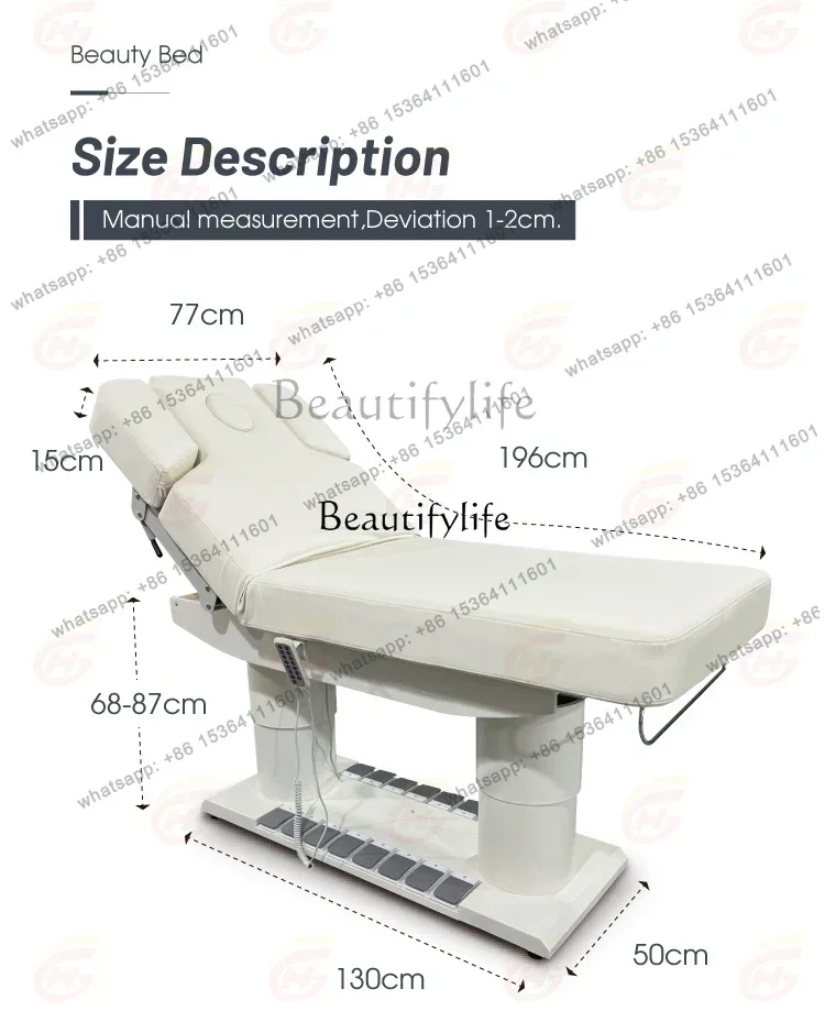 Factory Direct  Electric beauty bed massage treatment bed multi-functional lifting heating