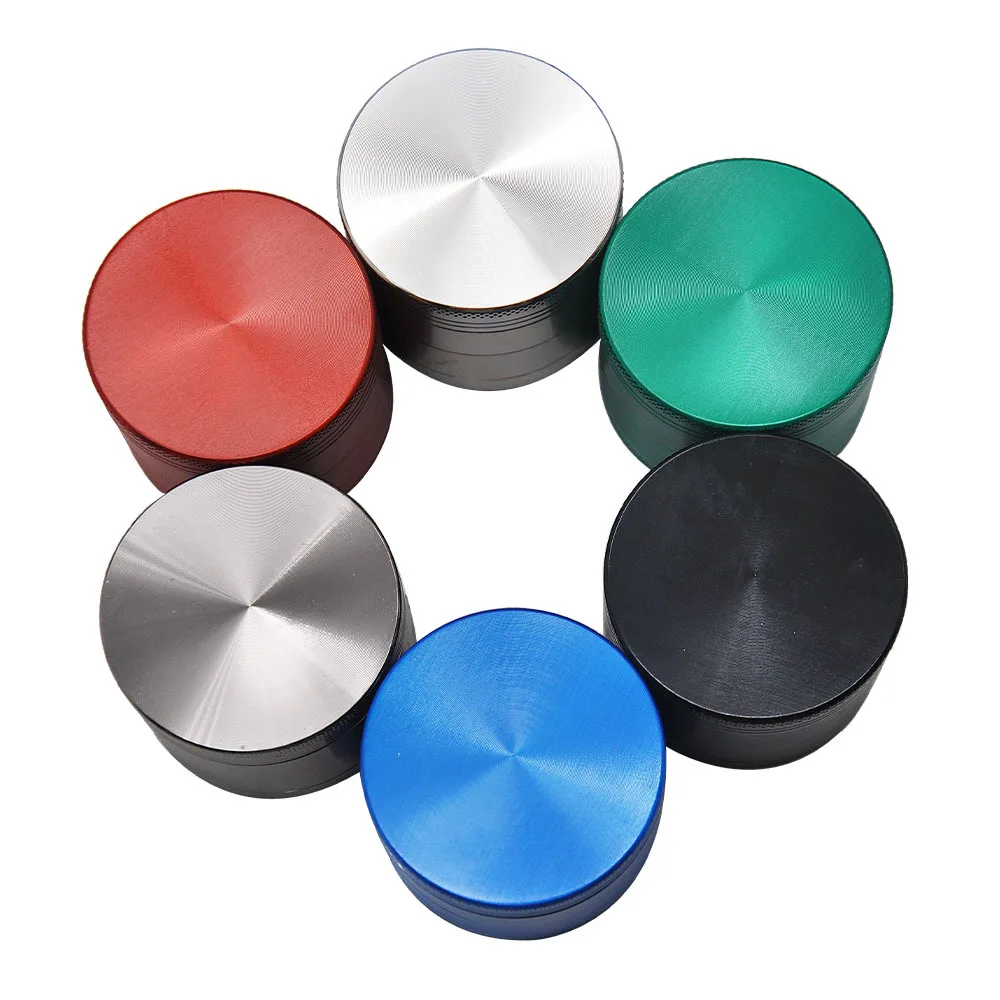 55mm Zinc Alloy 4 Layer Tobacco Herb Smoke Grinder Kitchen Accessories