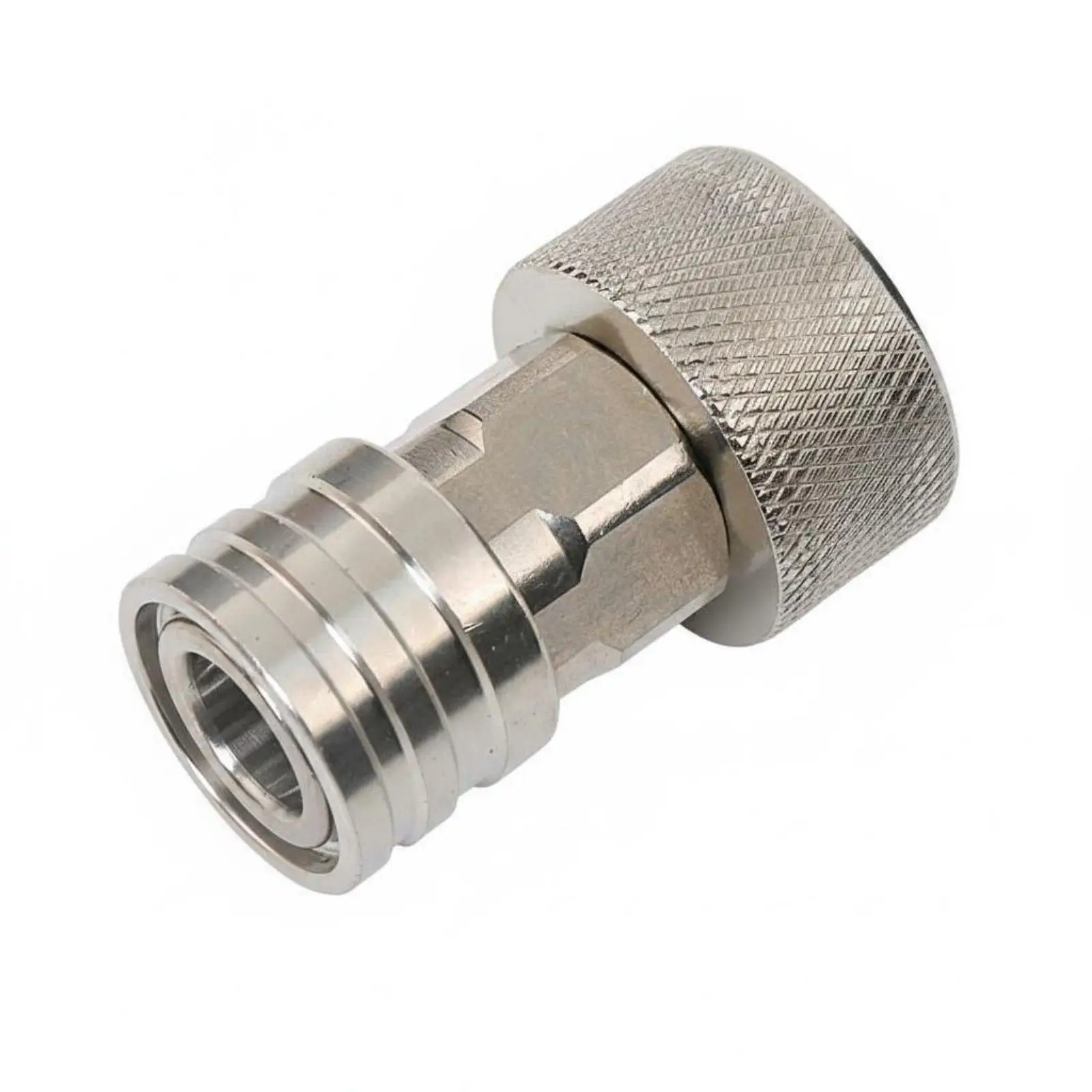 3/4 Inch to 1/4 Inch Hose Converter Stainless Garden Hose Quick Connect Adapter Heavy Duty GHT to Quick Release Fitting Car