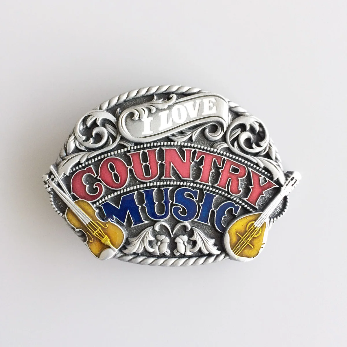 New Western Country Music Belt Buckle Gurtelschnalle Boucle de ceinture BUCKLE-MU096 also Stock in US Free Shipping