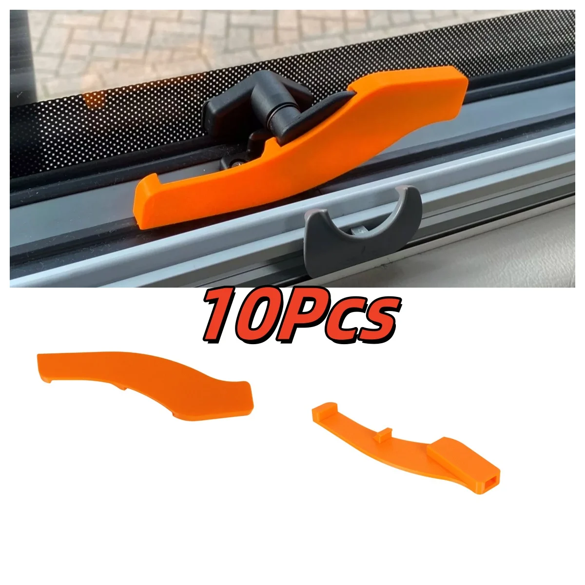 10pcs Caravan Window Security Lock Catch Protection Kits Left Right Hand For PolyPlastic Motorhome Camper RV Car Accessories