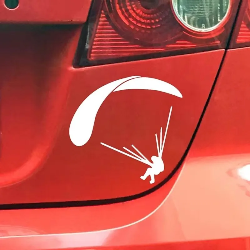 Car paragliding art flying skydive sport cool graphic decoration waterproof cover scratch Car sticker - view 5