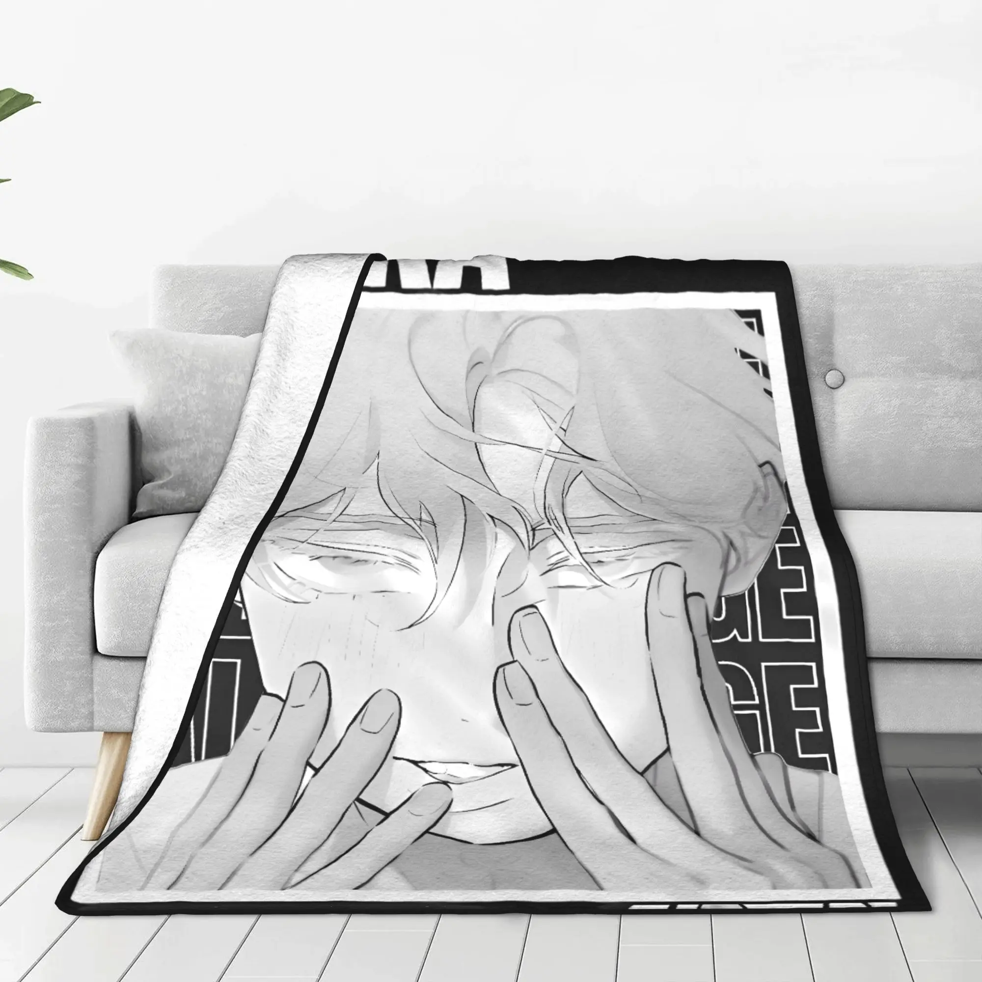 Super Soft BlanketsKids Adult Travel Luka Alien stage Anime Manga Throw Blanket  Flannel Bedspread For Couch Bed Sofa Bed Cover