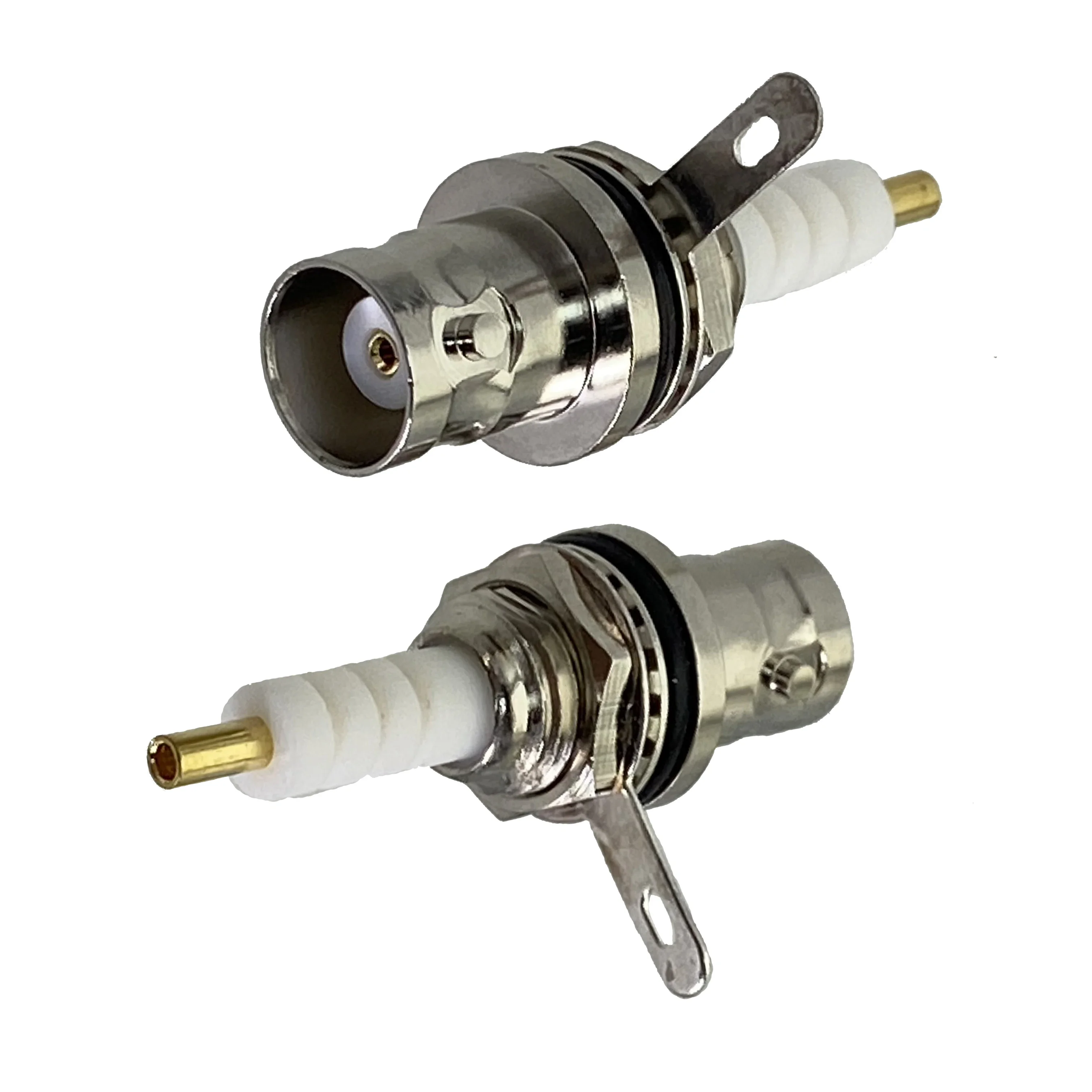 1Pcs Connector BNC Female Jack Bulkhead Nut MHV 3000V High Voltage RF Coaxial Adapter High Quantity for Audio Speaker