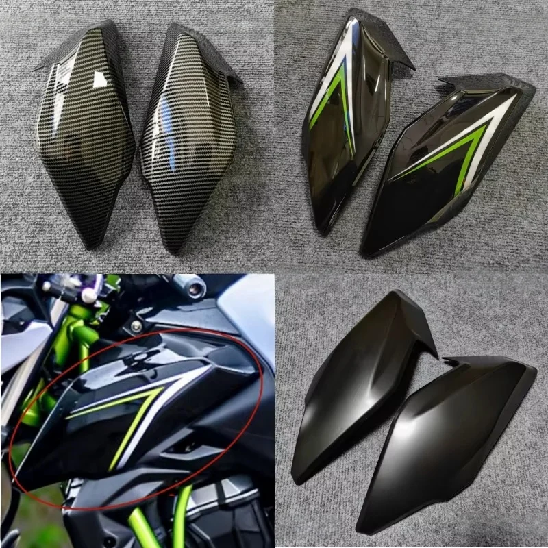 Motorcycle Accessories Left Right Front Side Cover Tank Gas Fairing Pannel Cowl Fit for Kawasaki Z650 Z 650 2017 2018 2019