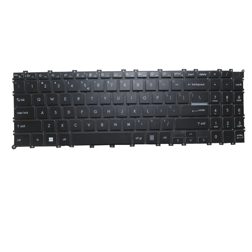 Black Laptop Backlit Keyboard For MSI SG-B5701-XUA SNMB10B10 S1N-3UUS2Z1-L05 United States US No Frame Without power button New