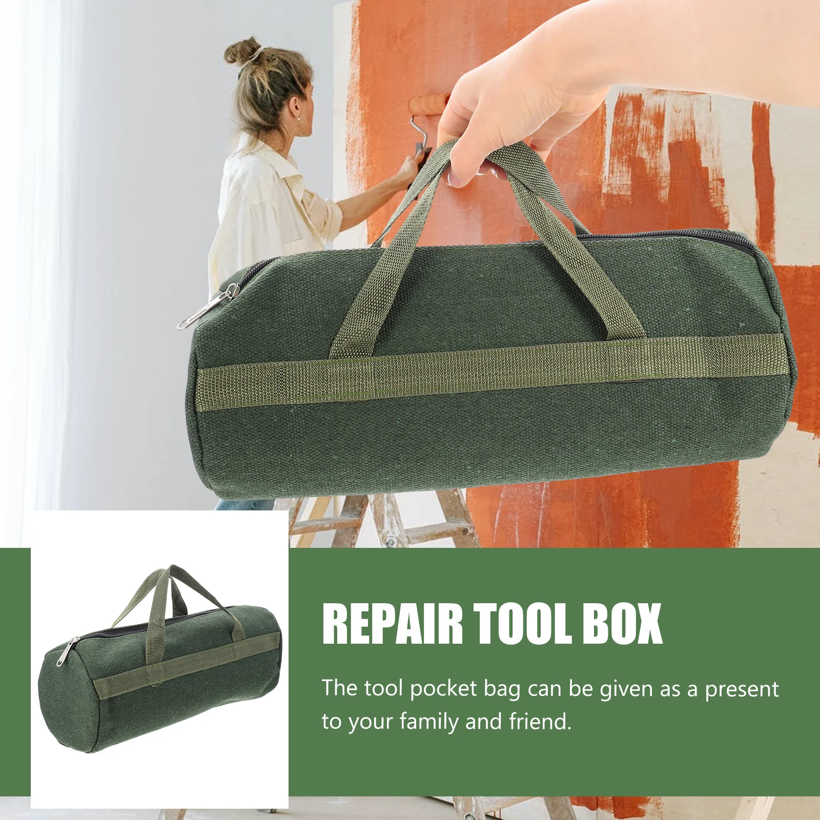 Portable Tool Bag Premium Waterproof Tear-Resistant Multi-Function Storage Pouch for Repair Maintenance Organization Tools