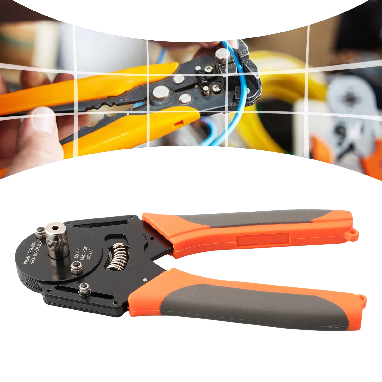 Aviation Pin Crimping Plier Connector Plier IWD-12 IWD-16 IWD-20 Comfortable Grip Hand Tool With Pressure Trimming Device