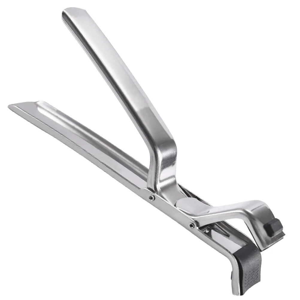 抗火傷クリップホットプレートグリッパーボウルホルダーステンレス鋼 ABS ハンドルキッチンツール滑り止め耐熱簡単