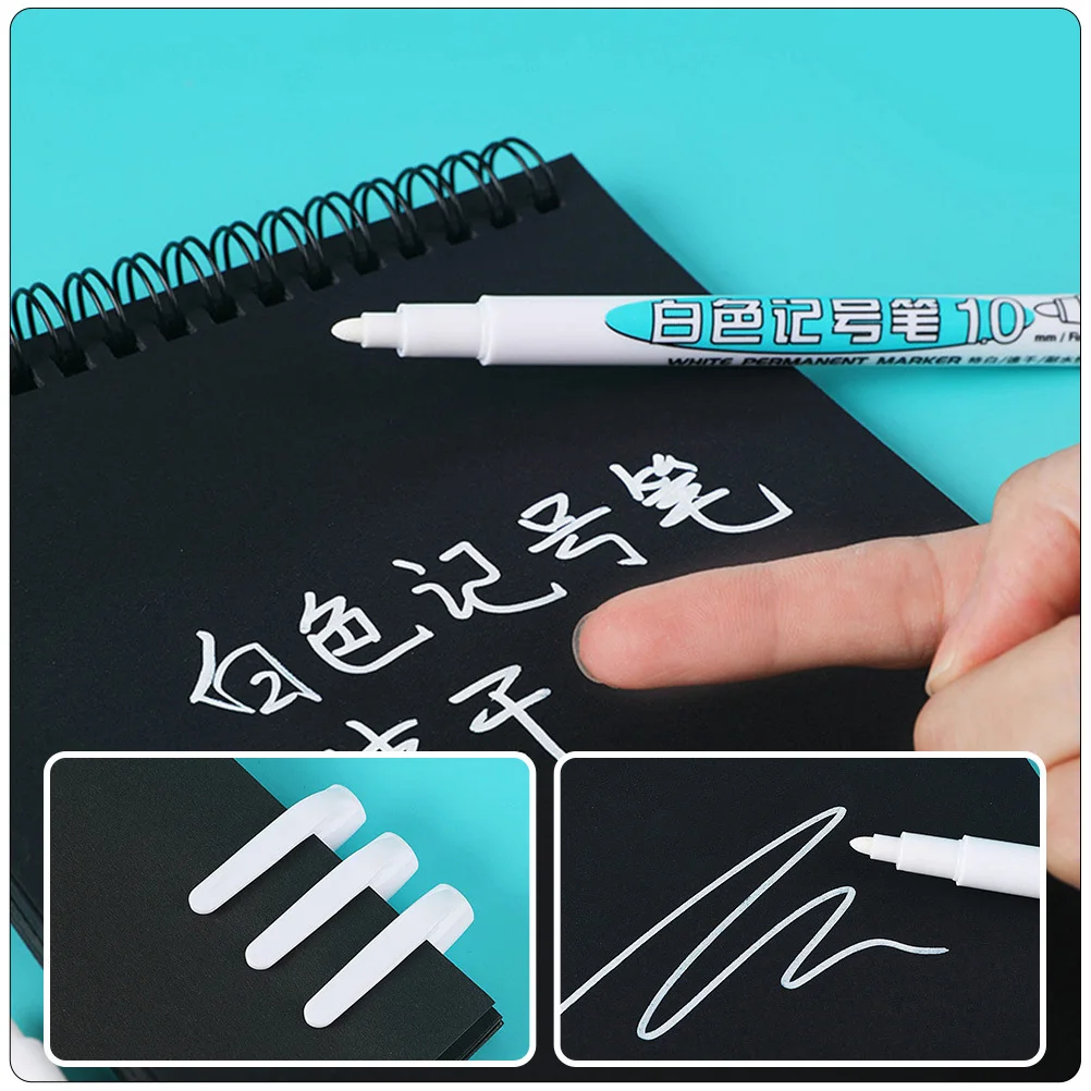 

10Pcs Paint Markers Multi-Function Durable Marker Pens for Household Drawing Portable White Paint Marker Accessories