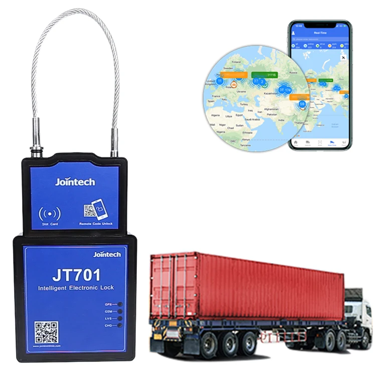 

2026 2026 GPS Truck Lock Jointech JT701 Vehicle Container Security Lock with GPS for Trailer Electronic Seal Smart GPS Padlock