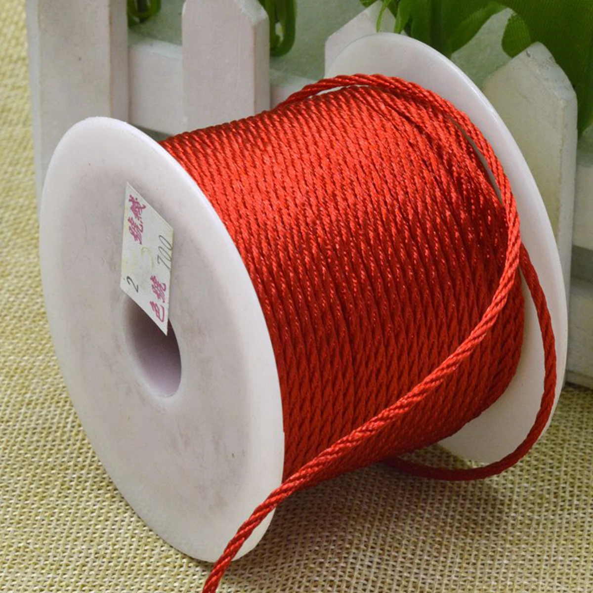 50 Meter Red Nylon Love Rope Binding Bind up Synthetic Silk String 2mm