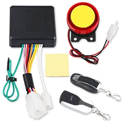Motorcycle Anti-Theft Alarm System Wireless Remote Engine Starter Stop with Remote Controller Key Module Horn for 12V Motorcycle