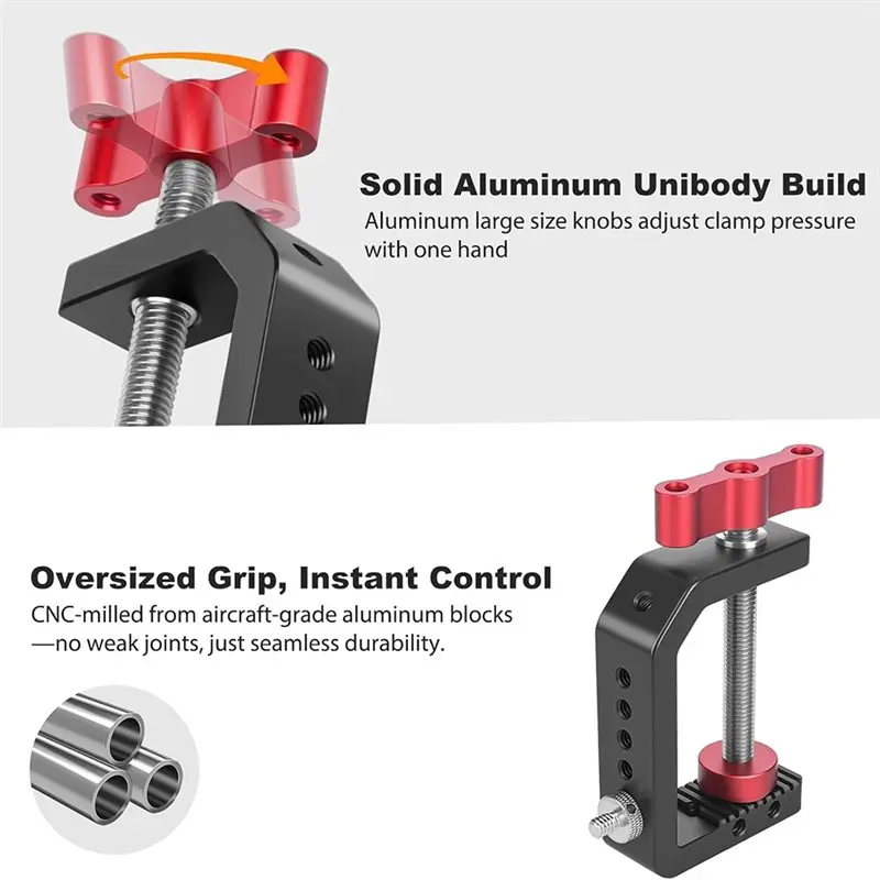 ~【On Sale】C Clamp Desk Mount With 1/4