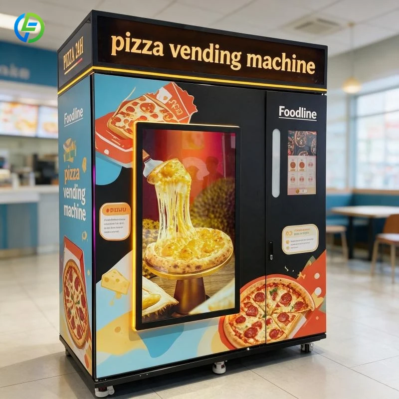 Pizza Vending Machine Supplier Automatische Pizza Vending Machine Fully Automatic with Oven FL Customized