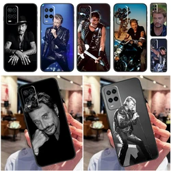 Johnny Hallyday Music Case For OPPO A74 A54 A94 A52 A72 A83 A91 A93 A53S A15 A16 A5 A9 A31 A53 2020 Phone Cover