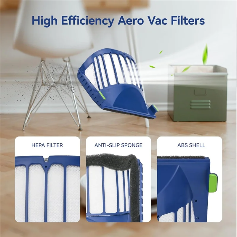 مجموعة ملحقات بديلة M04K لسلسلة Irobot Roomba 600 694 675 & 500 Series 595 585 564 Robot- Filter، فرشاة جانبية