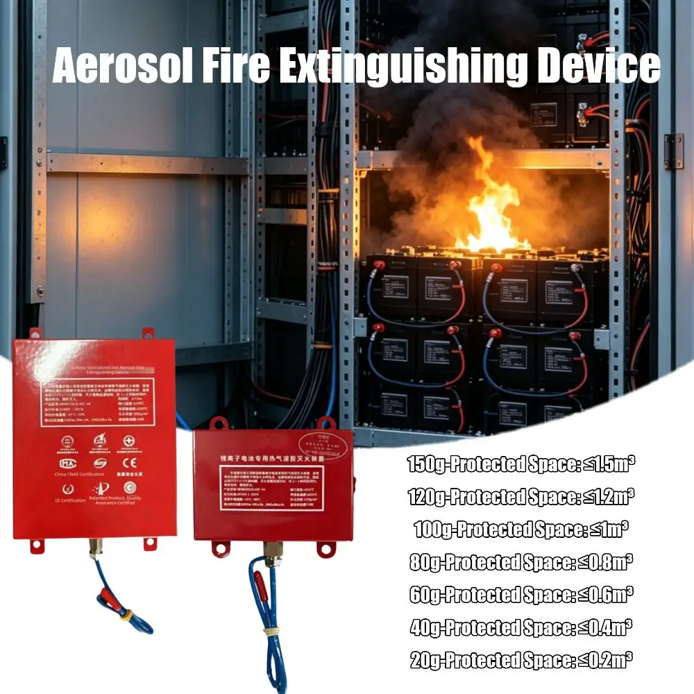 Dual-Line Design Flame Retardant Device Automatic Activation Non Pollution Fire Extinguishing Device Flame Retardant