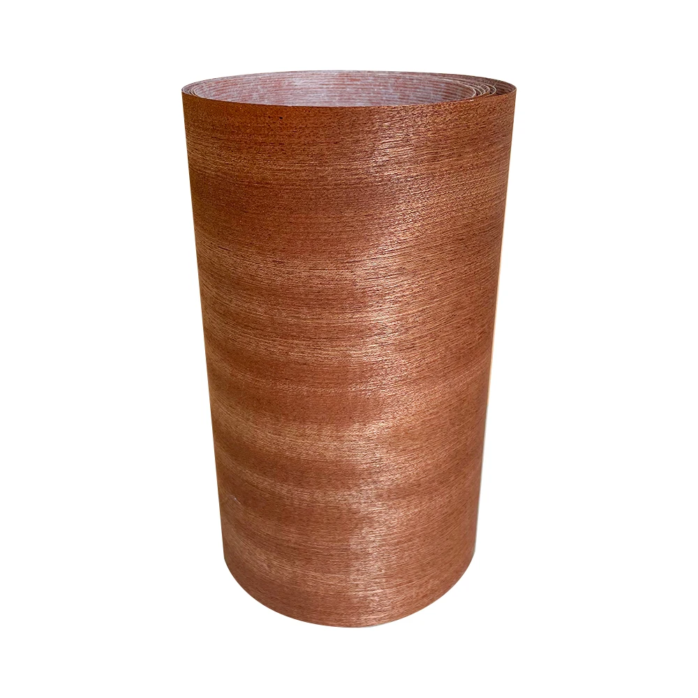 OMUKI Natural Sapele Straight Grain Veneer Wood Sheet Handmade DIY Speaker Guitar Renovation Furniture Skin Panel Craft