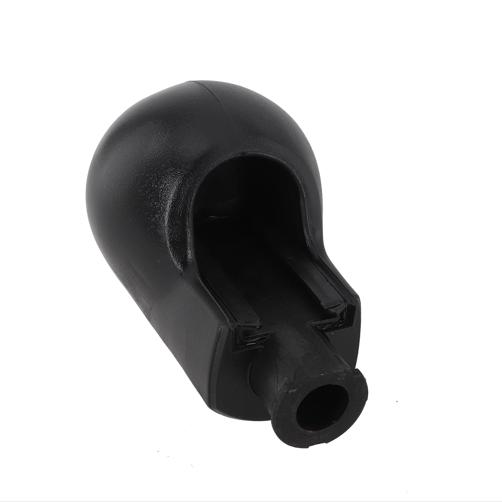 

Black Leather Knob Gear Shift Knob ABS Construction Automobile Interior Comfortable Grip For Manual Transmission