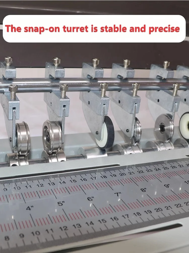 TLF YS-H500 رائجة البيع كريسر أوتوماتيكي وتثقيب هاين ورق التجعيد الكهربائي الرقمي هاين