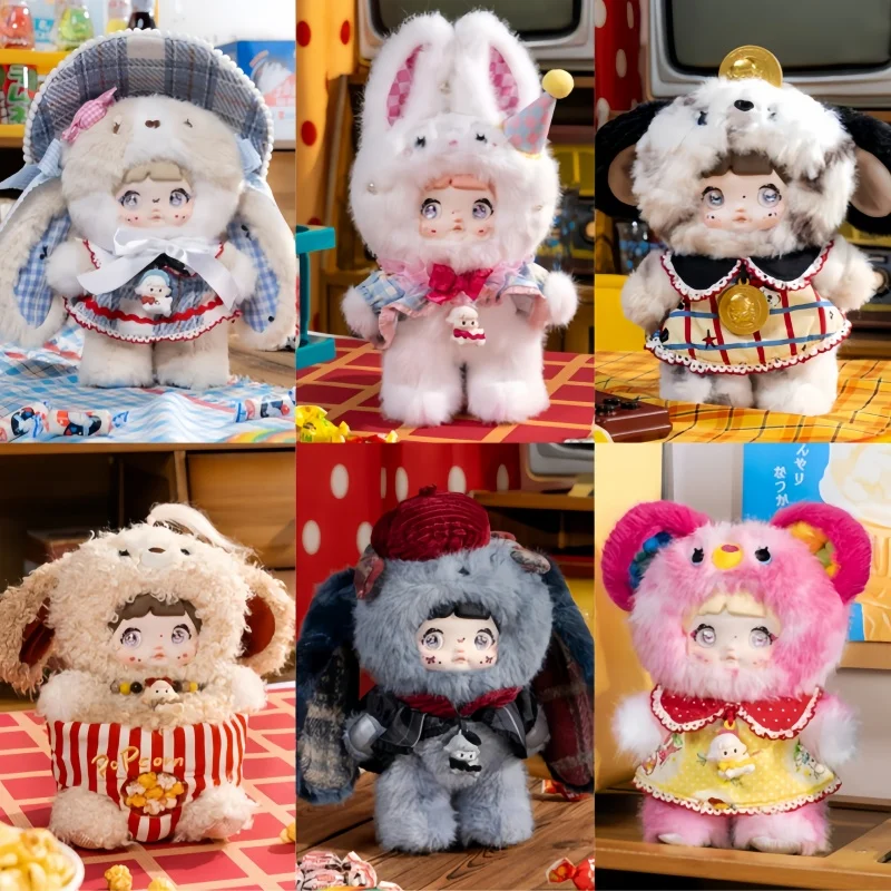 

Authentic New In Stock Best Seller Nuomi Series About Childhood Plush Blind Boxes Cute Ornaments Dolls Figurines Christmas Gift