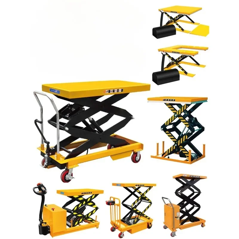 

Lifting platform of small mobile fixed electric manual hydraulic lifting platform car