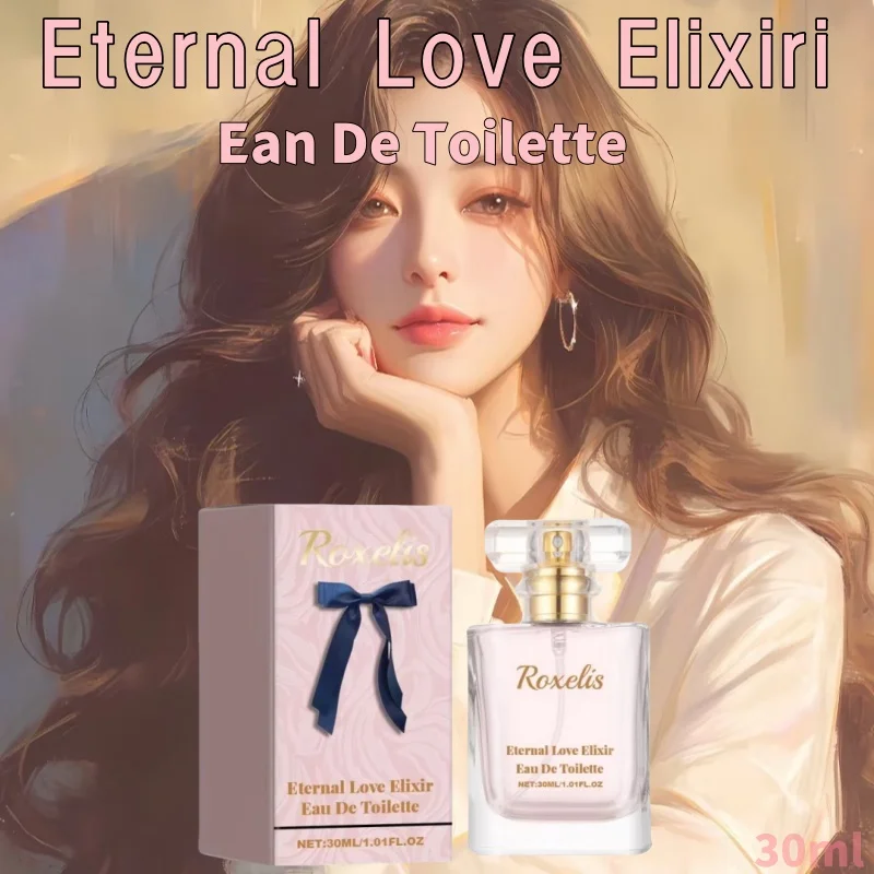 30ML long-lasting attractive female perfume, natural and fresh eau de toilette, fresh citrus , lily of the valley, litchi