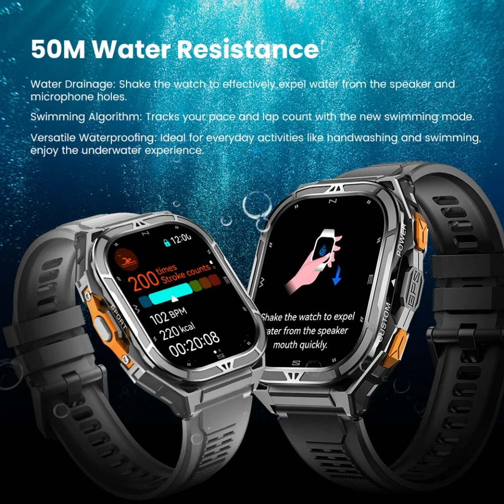 

2025 New Men's Smart Watch Original Genuine Heart Rate Sleep Blood Oxygen Monitoring Bluetooth Call Sports Function Women's Smar