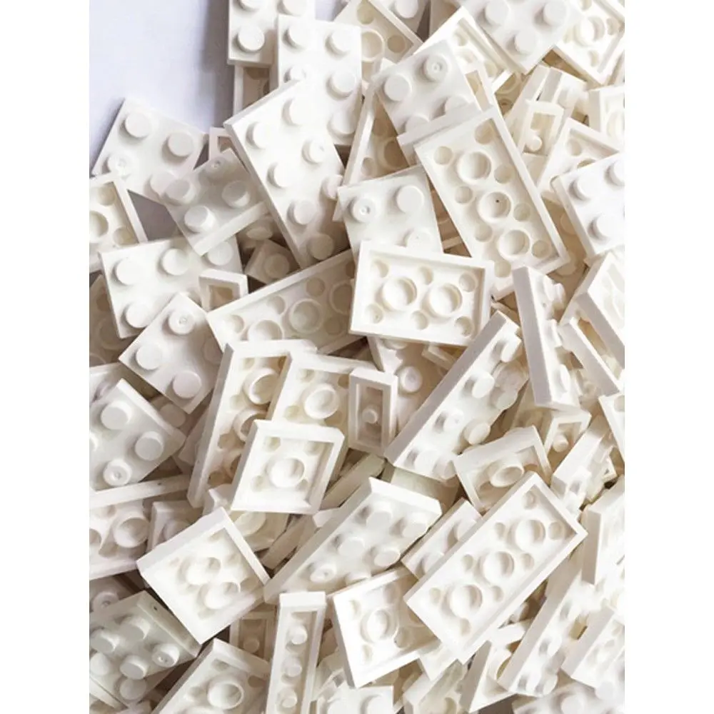 Small particle building block base brick white model MOC accessories DIY building compatible with brick bulk pieces