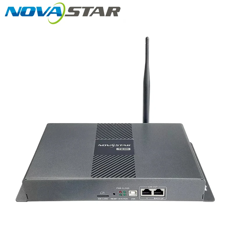 Novastar TB30 Multimedia Playback Box USB Port WiFi 4G Controller HUB75 Full Color Module LED Display Screen Video Processor