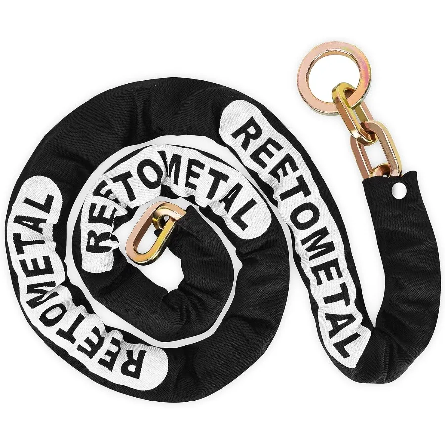 

Heavy Duty Security Chain 6 Foot x 3 8 Thick Hardened Steel Cut Proof AntiTheft Lock Chain for Motorcycles Bicycles ATVs Traile