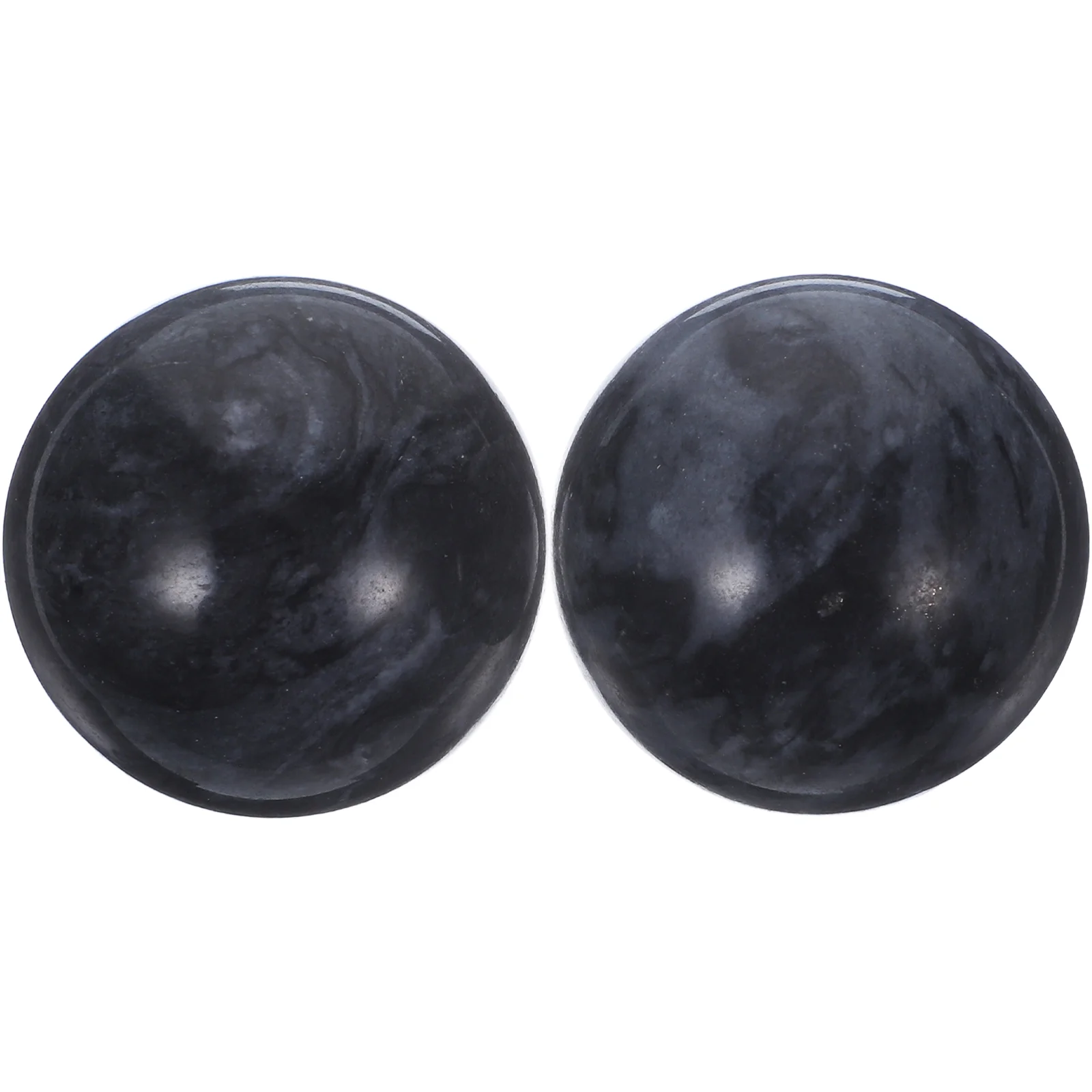 

2 Pcs Elderly Ball Jade Hand Ball Health Exercise Ball for Old Man (Black) Health Exercise Jade Ball