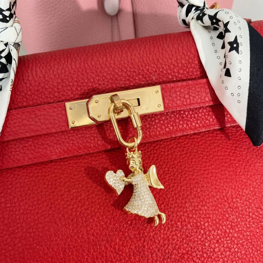 Süße, frische und modische Erdbeerblumen-, Schmetterlings- und Elefanten-DIY-Anhänger für Schmuck und Schlüsselanhänger – Detail 3